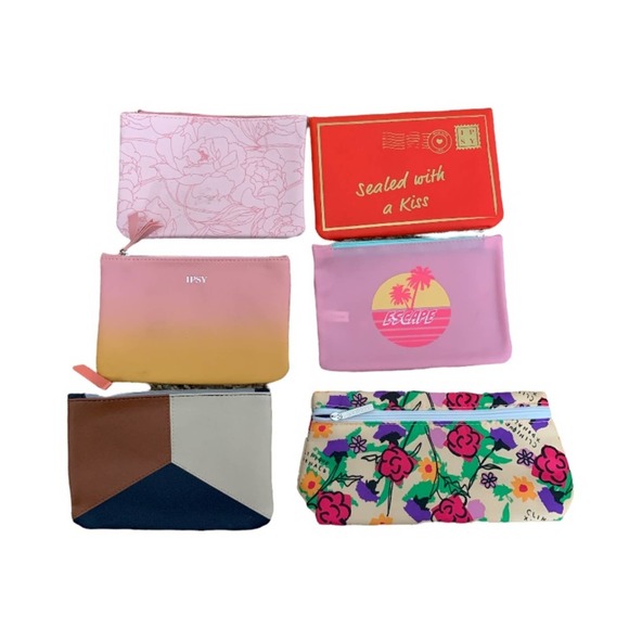 Ipsy Cosmetic Bag Bundle(6) - Picture 1 of 4